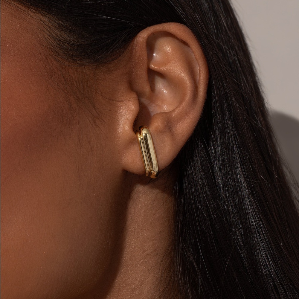 Uncommon James Gold Classics Ear Climber Earrings